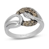 Thumbnail Image 1 of Le Vian Chocolatier Diamond Ring 3/8 ct tw 14K Vanilla Gold - Size 7