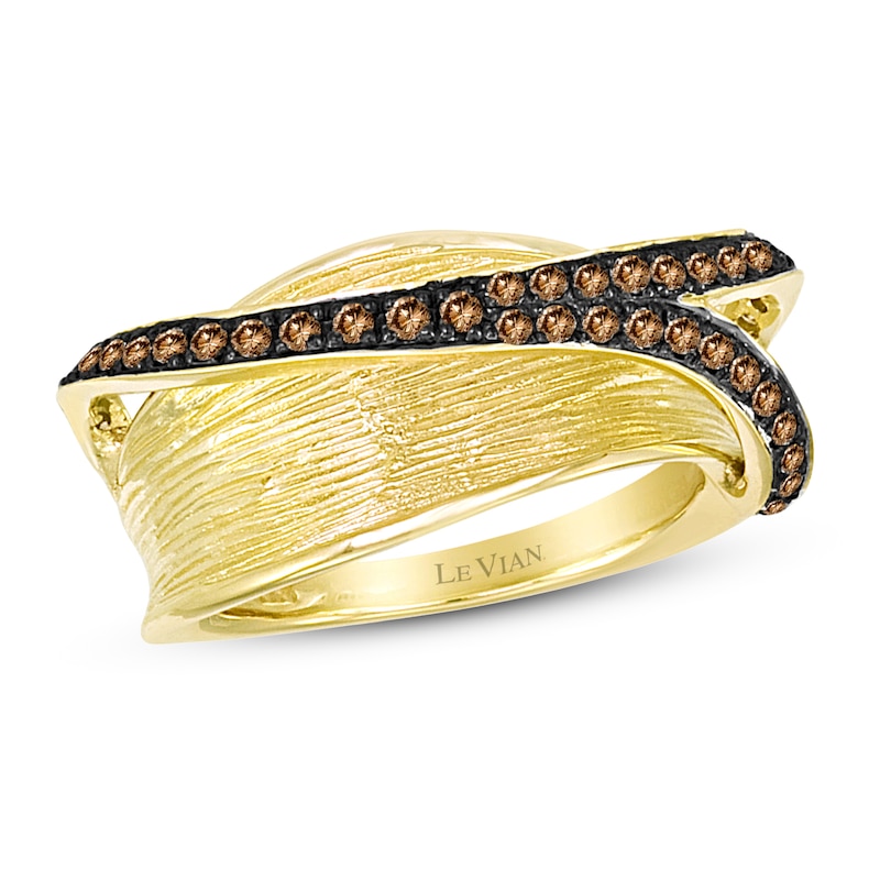 Main Image 1 of Le Vian Chocolatier Diamond Ring 1/3 ct tw 14K Honey Gold - Size 7