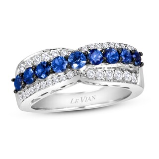 Le Vian Sapphire Ring 1/3 ct tw Diamonds 14K Vanilla Gold | Kay