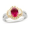Le Vian Couture Ruby Ring 7/8 ct tw Diamonds 18K Tri-Tone Gold