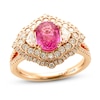 Thumbnail Image 0 of Le Vian Couture Pink Sapphire Ring 3/4 ct tw Diamonds 18K Strawberry Gold - Size 7