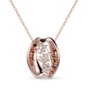 Le Vian Creme Brulee Diamond Necklace 3/8 ct tw 14K Strawberry Gold 20"