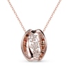 Thumbnail Image 1 of Le Vian Creme Brulee Diamond Necklace 3/8 ct tw 14K Strawberry Gold 20&quot;