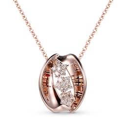 Le Vian Creme Brulee Diamond Necklace 3/8 ct tw 14K Strawberry Gold 20"