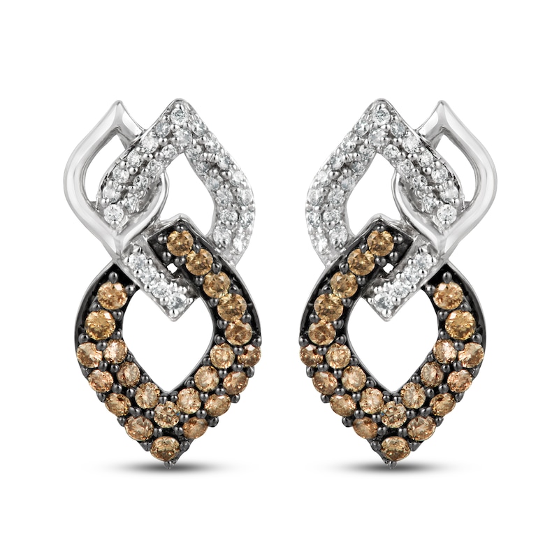 Main Image 1 of Le Vian Chocolatier Diamond Earrings 5/8 ct tw 14K Vanilla Gold