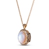 Thumbnail Image 0 of Le Vian Chocolatier Opal Necklace 7/8 ct tw Diamonds 18K Strawberry Gold 18"