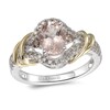 Le Vian Creme Brulee Morganite Ring 1/2 ct tw Diamonds 14K Two-Tone Gold