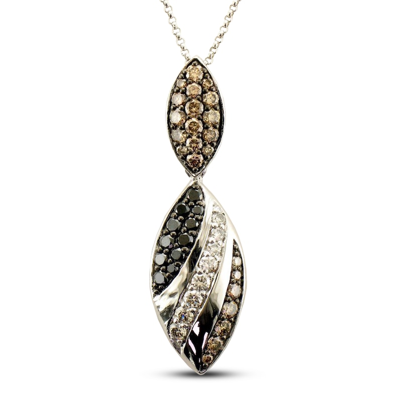 Main Image 1 of Le Vian Creme Brulee Necklace 1-1/2 ct tw Diamonds 14K Vanilla Gold 20&quot;