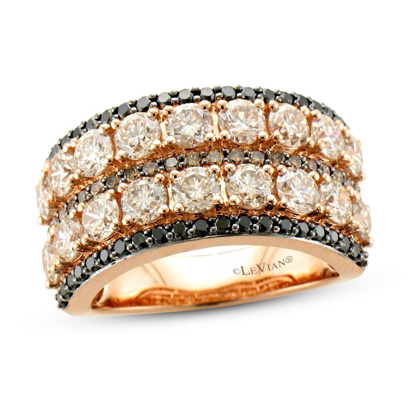 10k Yellow Gold Brown Diamond Fashion Ring Chocolate Band Round Single Row Style Fancy 1/5 ctw 10k Yellow Gold Brown Diamond Fashion Ring Chocolate Band Round Single Row Style Fancy 1/5 ctw