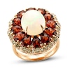 Thumbnail Image 1 of Le Vian Nude Opal/Garnet Ring 1 ct tw Diamonds 14K Strawberry Gold - Size 7