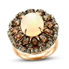 Thumbnail Image 0 of Le Vian Nude Opal/Quartz Ring 1 ct tw Diamonds 14K Strawberry Gold - Size 7
