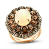 Thumbnail Image 1 of Le Vian Nude Opal/Quartz Ring 1 ct tw Diamonds 14K Strawberry Gold - Size 7