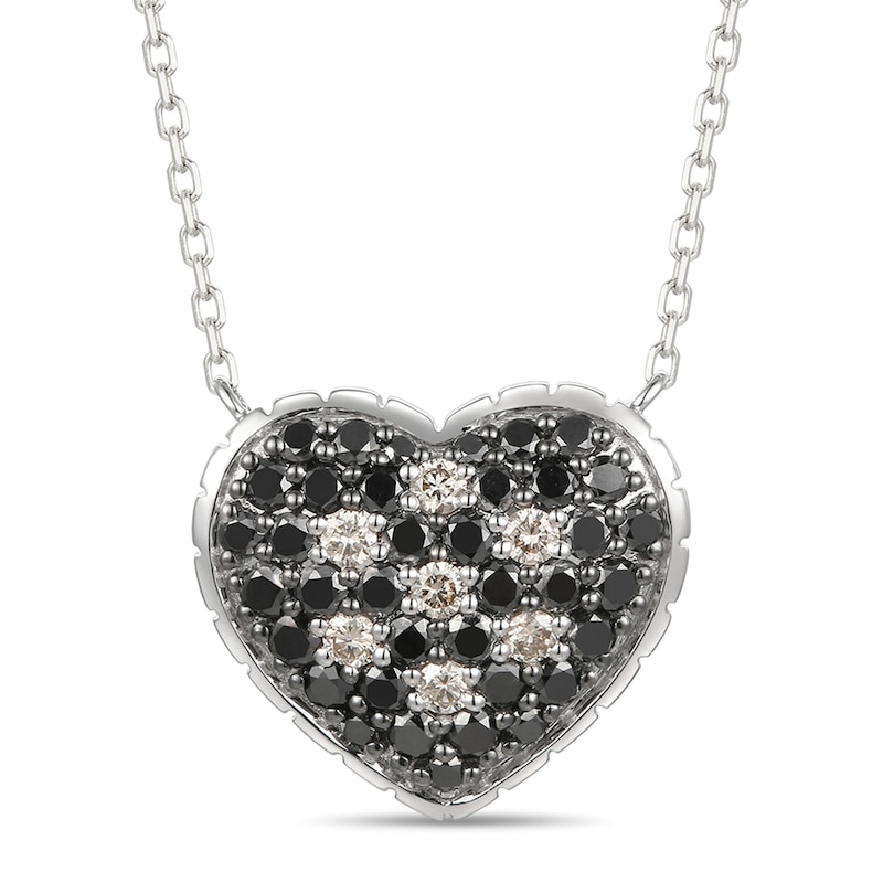Le Vian Exotics Heart Necklace 7/8 ct tw Diamonds 14K Vanilla Gold 18"