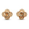 Thumbnail Image 1 of Le Vian Morganite Earrings 1/4 ct tw Diamonds 14K Strawberry Gold