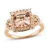 Le Vian Morganite Ring 1/2 ct tw Diamonds 14K Strawberry Gold