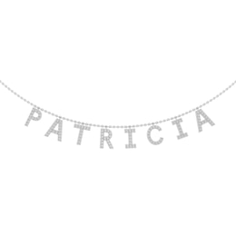 Diamond Accent Letter Name Necklace (1 Name)