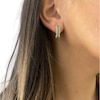 Thumbnail Image 2 of Le Vian Chocolate Waterfall Diamond Hoop Earrings 1 ct tw 14K Honey Gold