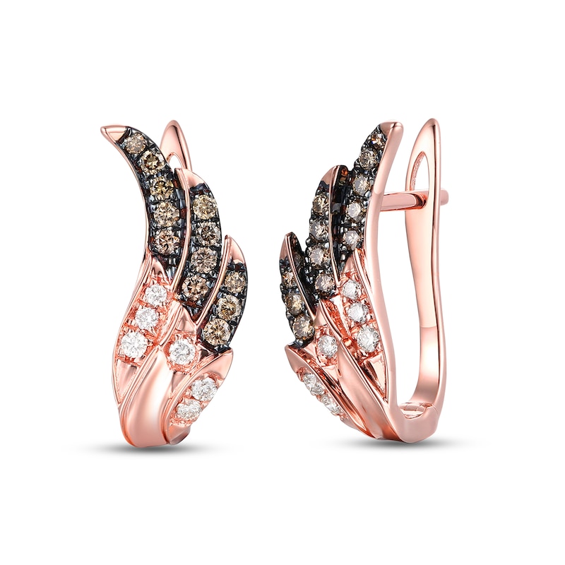 Le Vian Earrings 3/8 ct tw Diamonds 14K Strawberry Gold