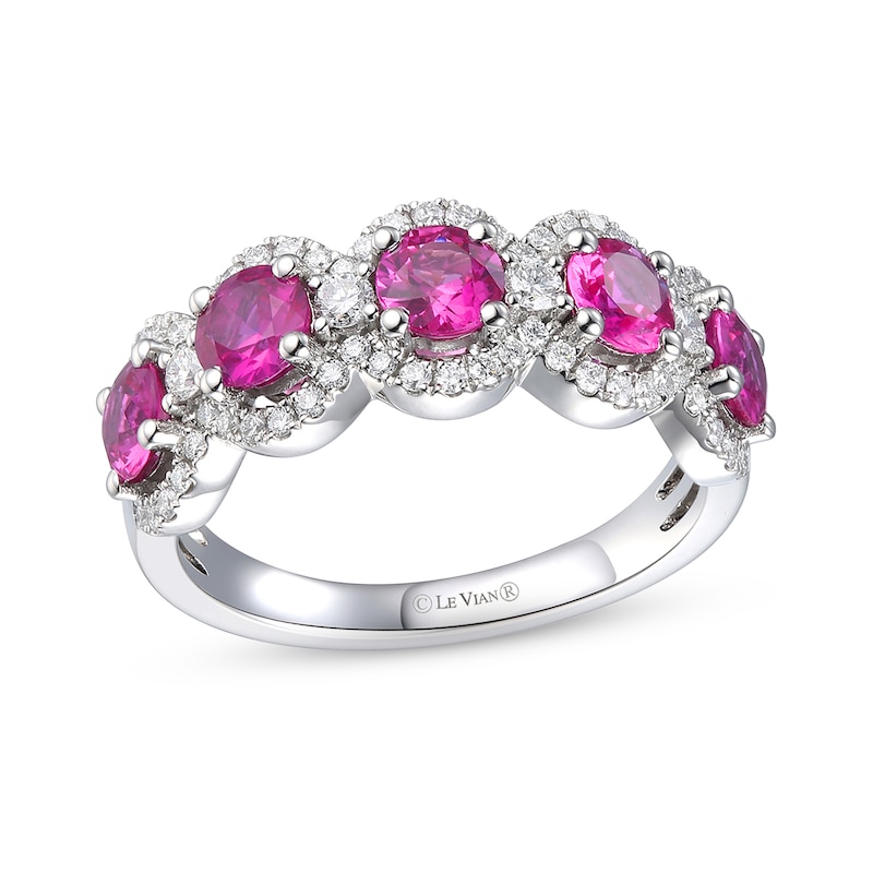 Le Vian Ruby Ring 3/8 ct tw Diamonds Platinum - Size 7 | Kay