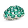 Le Vian Couture Emerald Ring 3/8 ct tw Diamonds Platinum