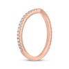 Thumbnail Image 2 of Neil Lane Diamond Chevron Wedding Band 1/4 ct tw 14K Rose Gold
