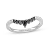Thumbnail Image 0 of Neil Lane Black & White Diamond Wedding Band 3/8 ct tw Pear & Round-cut 14K White Gold