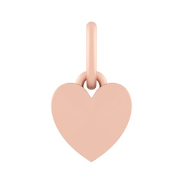 Sterling Silver or 10K Gold Heart Charm