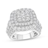Thumbnail Image 0 of Multi-Diamond Center Engagement Ring 4 ct tw Round-cut 10K White Gold