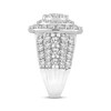 Thumbnail Image 1 of Multi-Diamond Center Engagement Ring 4 ct tw Round-cut 10K White Gold