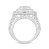 Thumbnail Image 2 of Multi-Diamond Center Engagement Ring 4 ct tw Round-cut 10K White Gold