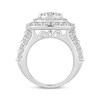 Thumbnail Image 2 of Multi-Diamond Center Engagement Ring 4 ct tw Round-cut 10K White Gold
