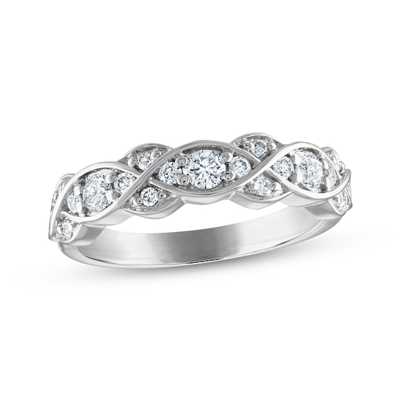 Kay Every Moment Round-cut Diamond Ring 1/2 ct tw 14K White Gold