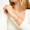 Thumbnail Image 2 of Cuban Paperclip Chain Bracelet 10K Yellow Gold 7.5&quot;