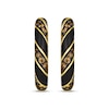 Thumbnail Image 1 of Le Vian® Diamond Enamel Hoop Earrings 3/8 ct tw 14K Honey Gold