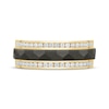 Thumbnail Image 3 of Now + Forever Men's Diamond Textured Wedding Band 1/2 ct tw 10K Yellow Gold