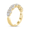 Thumbnail Image 2 of Diamond Alternating Anniversary Band 1-1/2 ct tw 14K Yellow Gold