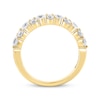Thumbnail Image 3 of Diamond Alternating Anniversary Band 1-1/2 ct tw 14K Yellow Gold