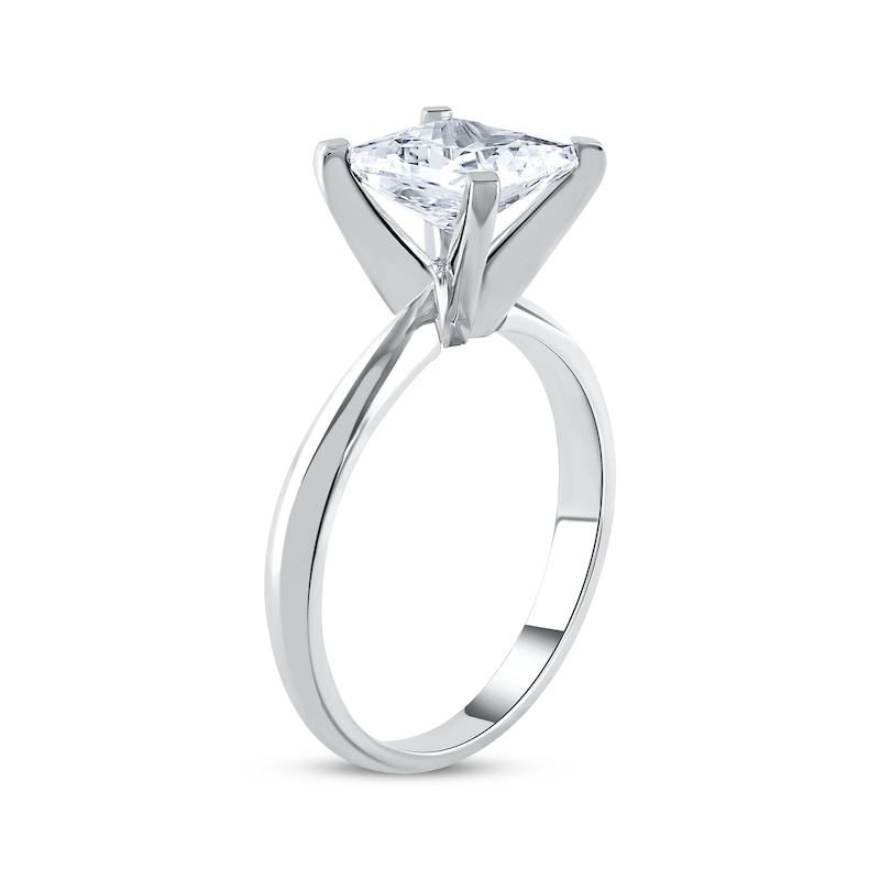 Lab-Created Diamonds by KAY Princess-Cut Solitaire Engagement Ring 2-1/2 ct tw 14K White Gold (I/SI2)