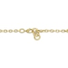 Thumbnail Image 2 of Hollow Rolo & Curb Chain Station Necklace 14K Yellow Gold 18"