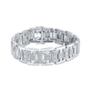 Thumbnail Image 1 of Men's Diamond I-Link Bracelet 3/4 ct tw Sterling Silver 8.5&quot;