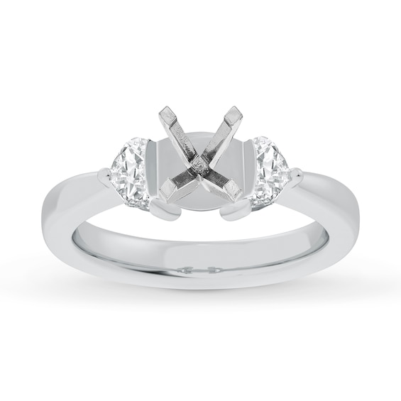 Now + Forever Lab-Grown Diamonds Engagement Ring Setting 1/2 ct tw 14K White Gold