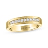 Thumbnail Image 1 of Men's THE LEO Diamond Wedding Band 1/4 ct tw 14K Yellow Gold