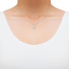 Thumbnail Image 2 of KAY Lab-Grown diamonds Multi-Stone Necklace 3/4 ct tw 10K White Gold 18&quot;