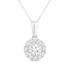 Thumbnail Image 2 of KAY Lab-Grown Diamonds Necklace & Earrings Gift Set 1 ct tw Sterling Silver