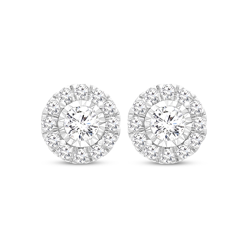 Main Image 3 of KAY Lab-Grown Diamonds Necklace & Earrings Gift Set 1 ct tw Sterling Silver