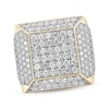 Thumbnail Image 0 of Men's Diamond Square Ring 4 ct tw 10K Yellow Gold