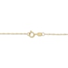 Thumbnail Image 3 of Bead Station Necklace Hollow 10K Yellow Gold 18&quot;