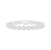 Thumbnail Image 1 of KAY Lab-Grown Diamonds Link Bracelet 5 ct tw 10K White Gold 7&quot;
