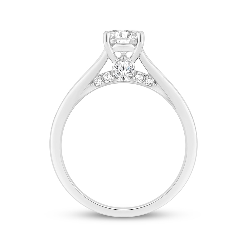 Main Image 2 of Now + Forever Round-Cut Diamond Solitaire Engagement Ring 1 ct tw 10K White Gold (I/I3)