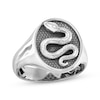 Thumbnail Image 1 of Men's Snake Signet Ring Sterling Silver